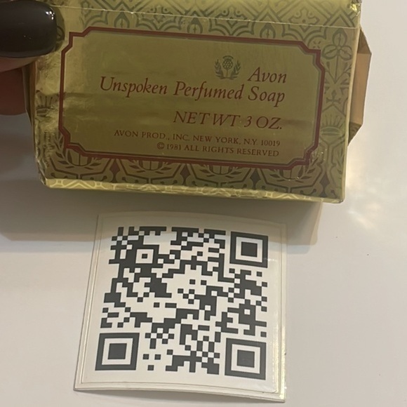 Vintage AVON Unspoken Perfumed bar soap bath body NEW 1981 3oz - Picture 7 of 7